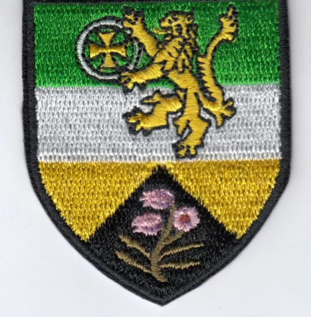 Offaly County Arms Patch Iron-On Ireland Contae Uíbh Fhailí Province Leinster