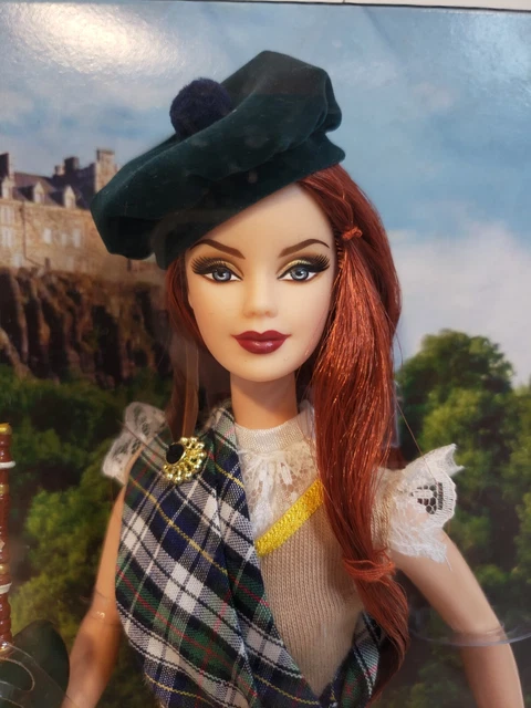 Scotland Barbie 50Th Anniversary Dotw Dolls Of The World 2008 Mattel N4973 Nrfb 3