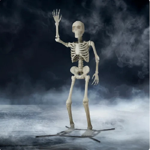 POSEABLE GIANT SKELETON Halloween Outdoor Decorations Way to Celebrate