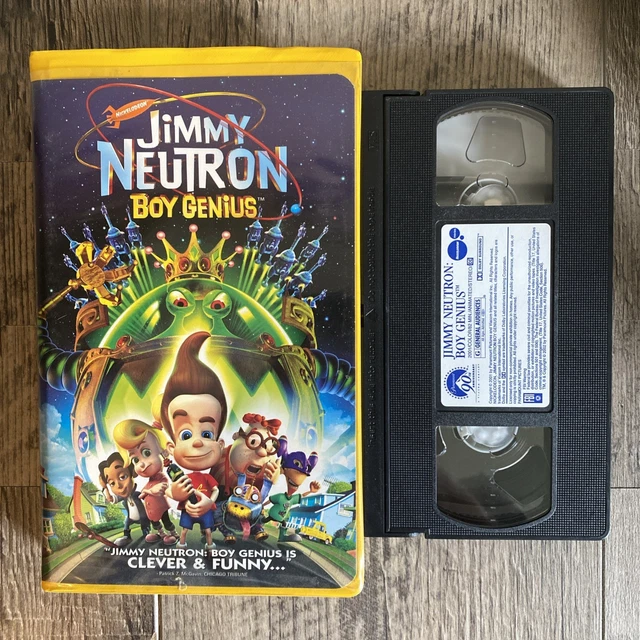 Yellow Vhs Shell JIMMY NEUTRON: BOY Genius (VHS, 2002, Yellow Clam Shell) £7.11 ...