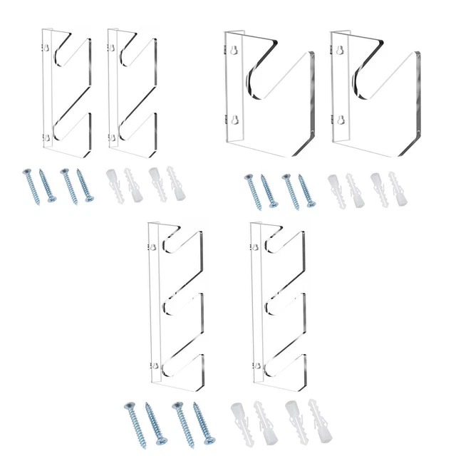 Support Mural En Acrylique Pour Skateboard Avec Crochet De Rangement