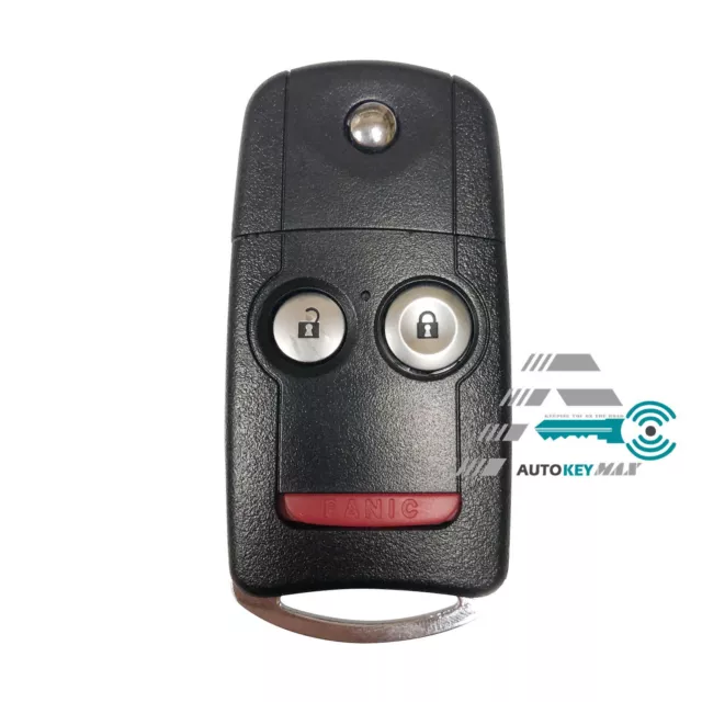 New Replacement Keyless Entry Flip Car Key Fob Shell Case for Acura MDX RDX RL