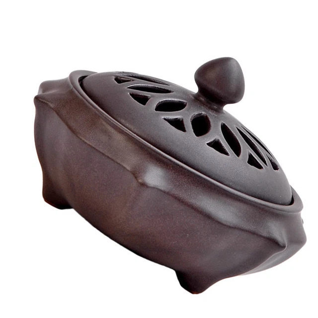 Bruciatore Di Incenso In Ceramica A Forma Di Rana, Portaincenso Per Bastoncini, Ideale Per Yoga E Meditazione - 2
