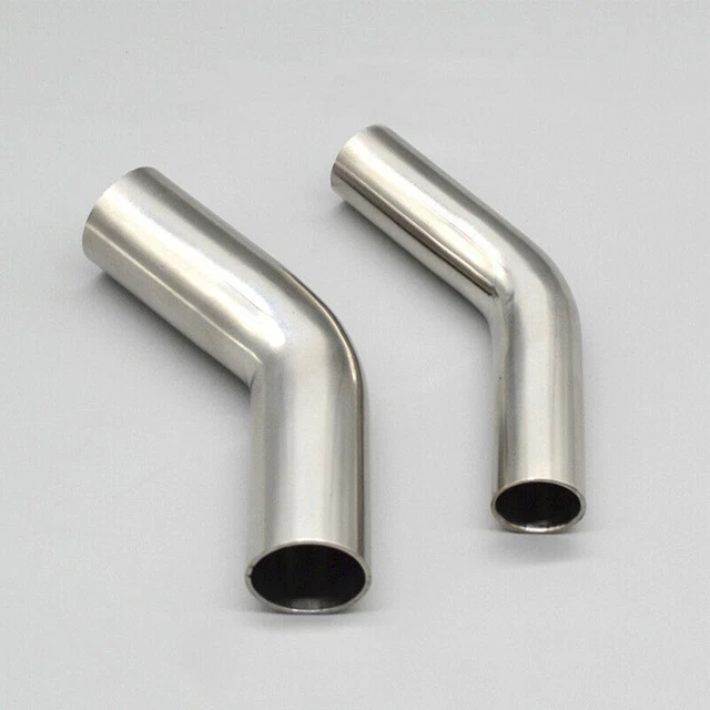1 1/2  Nb Sch10 45 Gradi Si Piega 304 Acciaio Inox Custom Scarico