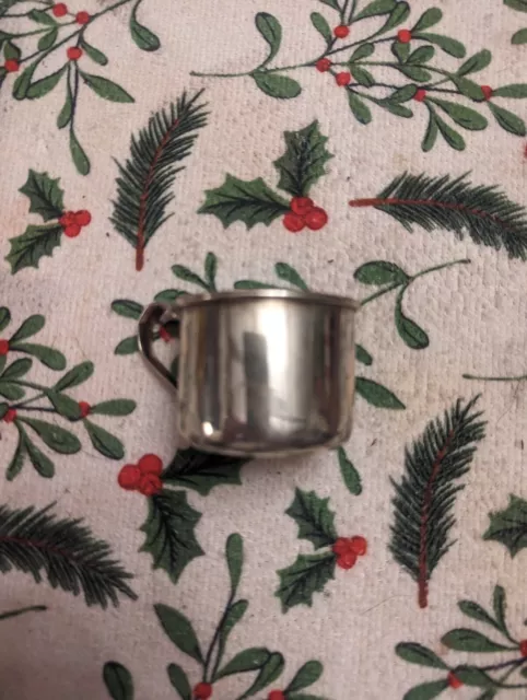 Vintage Sterling Silver Baby Cup