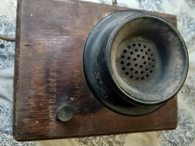 VIntage WESTERN ELECTRIC Push-Talk Railroad Telephone