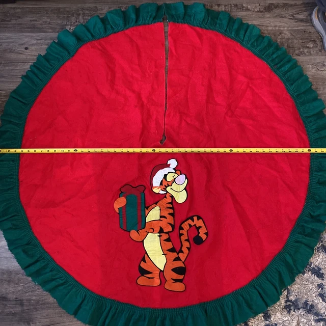 DISNEY CHRISTMAS TREE Skirt “Winnie the Pooh” TIGGER 52” Holiday Felt