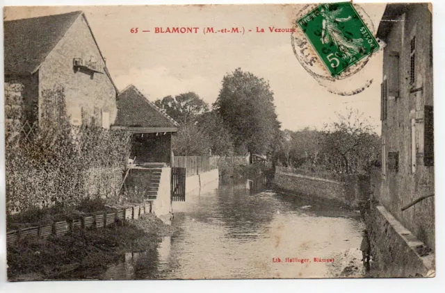 BLAMONT - Meurthe et Moselle - CPA 54 - un coin et la Vezouze