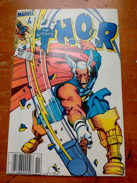 The MiGHTY THoR #337  BeTa RaY BiLL 1st Appearance NM signed by WaLT SiMoNSoN