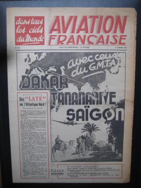 AVIATION FRANCAISE n° 40  / 1945 -  J'AI 17 ANS JE VEUX ETRE AVIATEUR