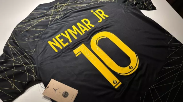 PSG Paris Neymar Trikot 2022 Jordan Spezial 4. Etikett neu