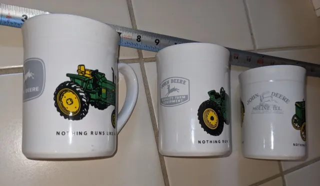 One (1) Gibson JOHN DEERE Tractor Coffee Cups Mugs - Choose From 3 Shown