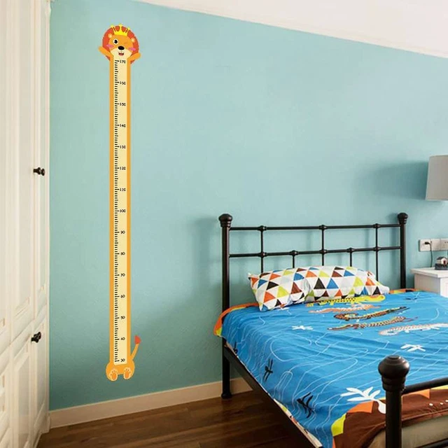 Pegatinas de pared de medición de altura para niños con regla de altura
