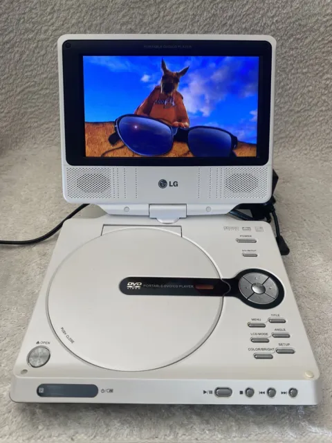 LG Portable DVD Player + accessories