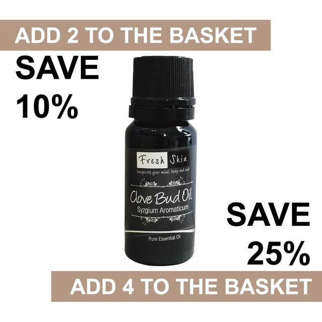 Clove Bud Essential Oil 10ml - 100% Pure & Natural Essential Oils - Aromatherapy