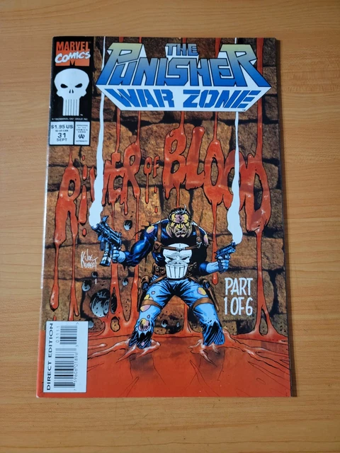 Punisher War Zone #31 Direct Market Edition ~ NEAR MINT NM ~ 1994 Marvel Comics