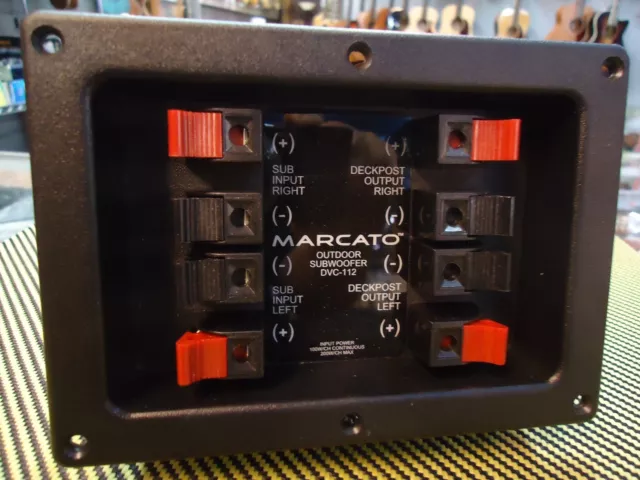 Marcato DVC-112 Outdoor Subwoofer Crossover with Input Terminals