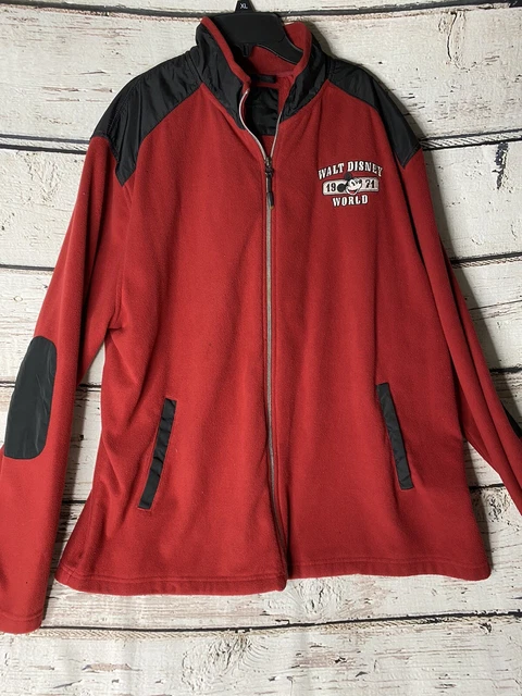 Walt Disney World 1971 Half Zipper Jacket Red