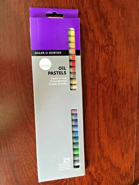 Pasteles al óleo Daler & Rowney, 25 colores, nuevos