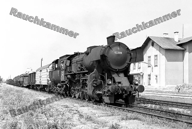 Bild-Datei + 10x15 Foto ÖBB 52. 1189 Gaisbach-Wartberg 1973 #D07709