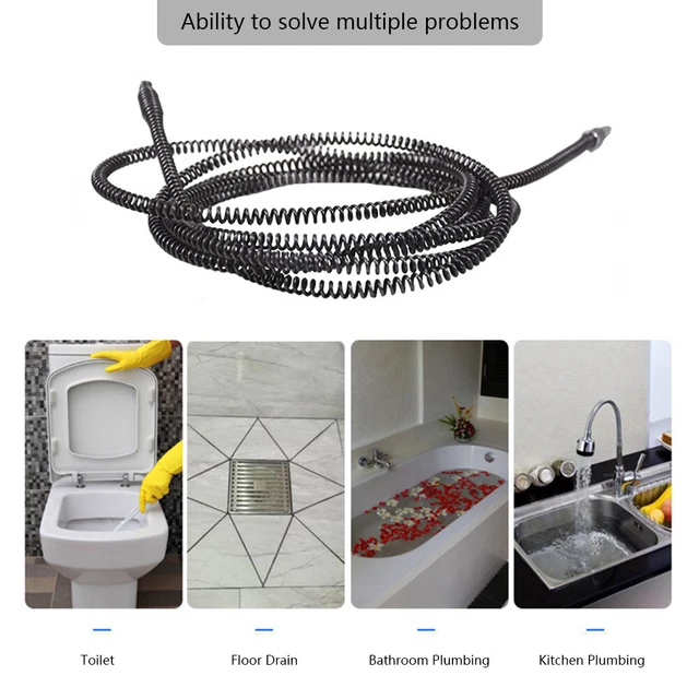 PIPE UNCLOGGER DRAIN Dredging Spring Cleaning Tool(Electric drill style