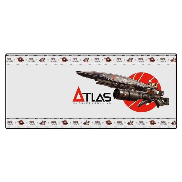 Gaya Atlas Mouse Mat, Multi-Coloured, 80x35