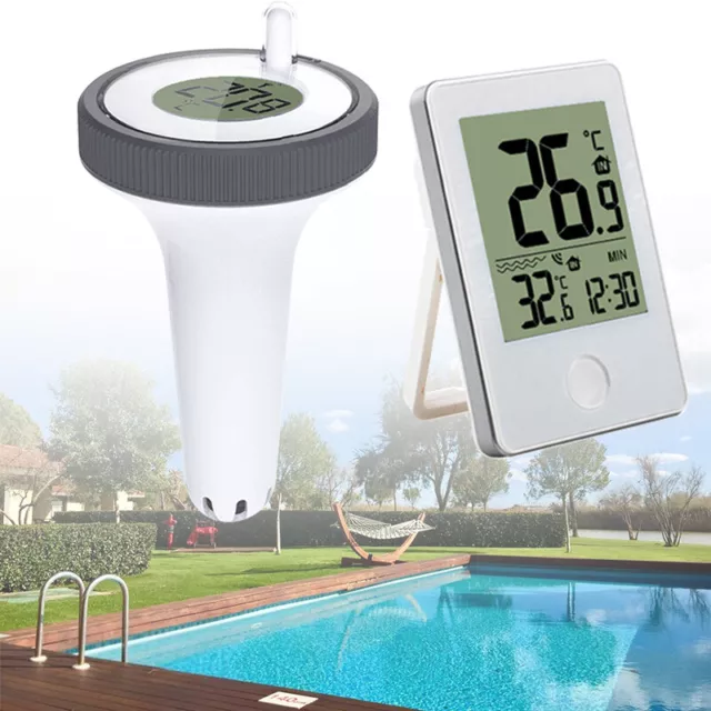 Wireless Swimming Pool Thermometer SPA Water Temp Meter Floating Gauge Tester