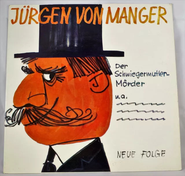 *-Vinyl-LP Jürgen von MANGER - Der SCHWIEGERMUTTERMÖRDER.. - STEGREIFGESCHICHTEN