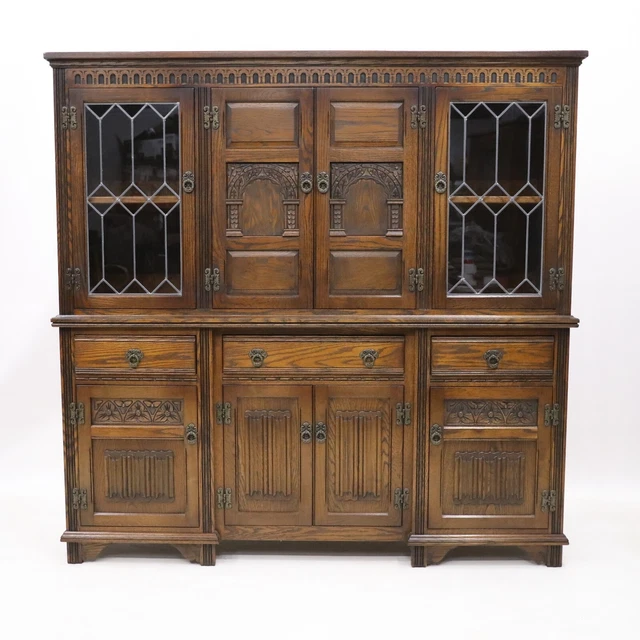 Old Charm Large Buffet Sideboard OC 2328 Light Oak 2 Piece FREE UK Delivery