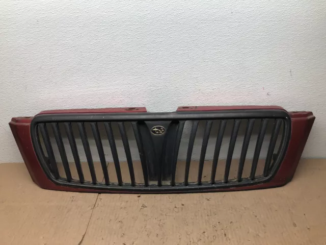 2001 to 2002 Subaru Forester Center Grille Insert Upper Maroon Chrome OEM 1866L