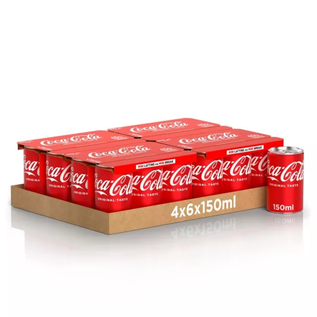 Coca-Cola Original Taste – 24 Lattine da 150