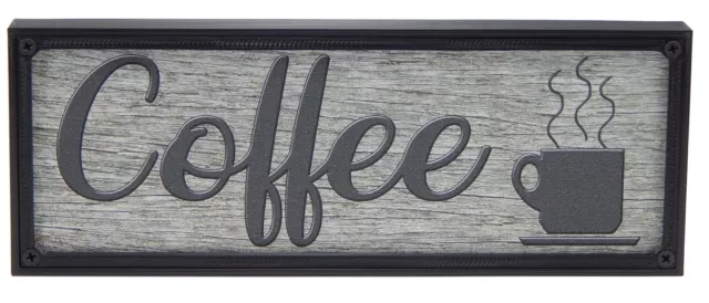 Coffee Rustic Farmhouse Kitchen Standing Sign or Wall Hanging Home Decor Print