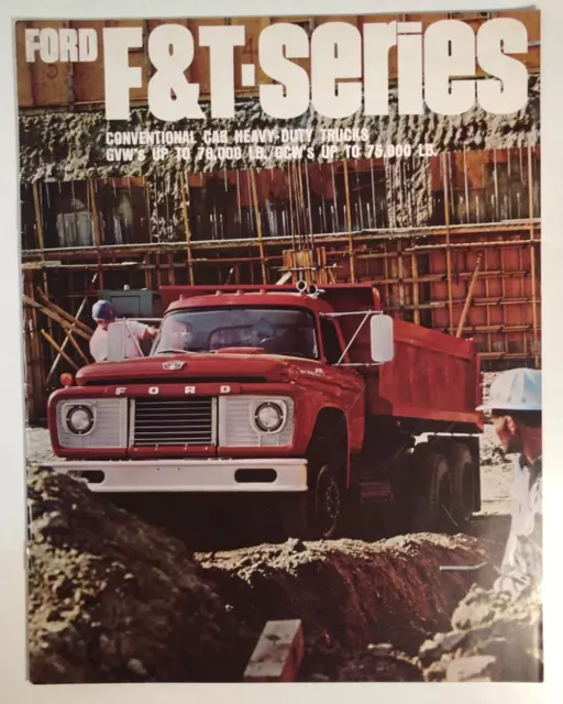Vintage 1967 Ford C-Series Tilt Cab Trucks Advertising Dealer Brochure
