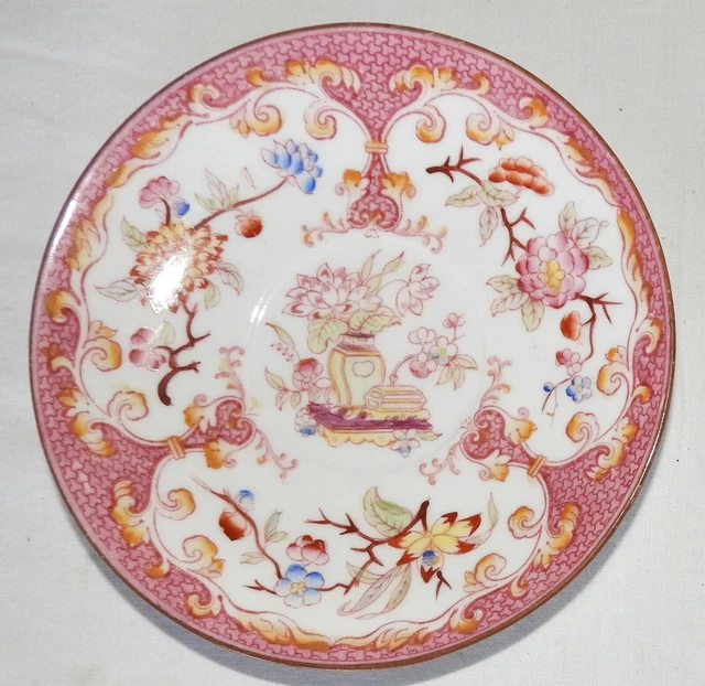 P} Coupelle * Sous-tasse Porcelaine Sarreguemines "Minton" 13 cm -n°8-