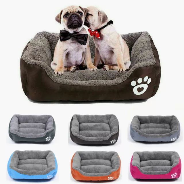 Pet Dog Cat Bed Puppy Cushion House Soft Warm Kennel Mat Blanket Pad Washable