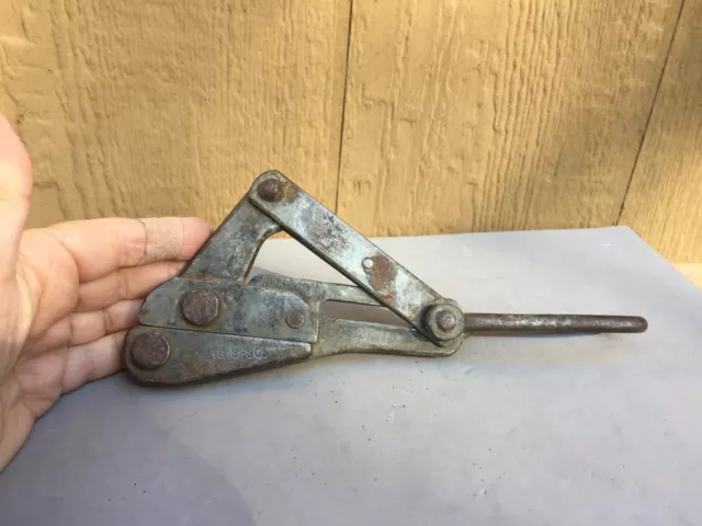 Kleins Chicago Grip Cable Wire Puller Tool Vintage #1613-30 Functional 9 1/2"