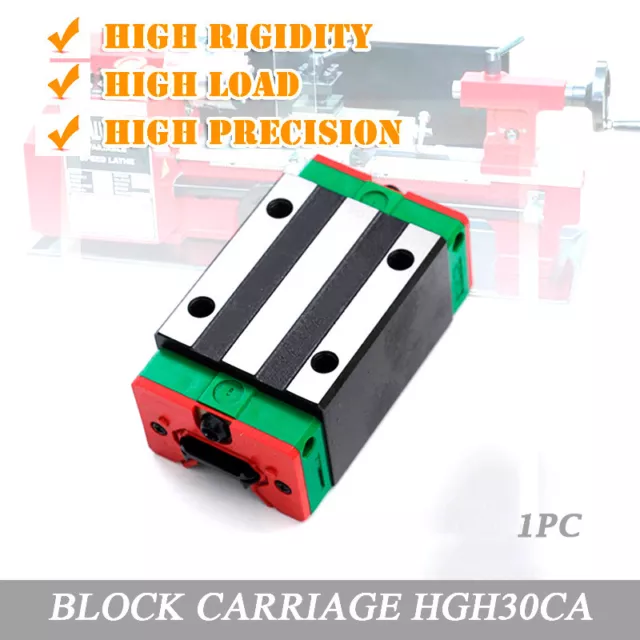 HIWIN 30mm HGH30CA Sliding Block Carriage for HGR30 Linear Rail Guide CNC Kit