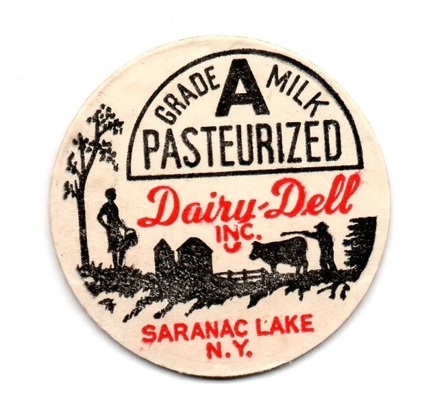 MILK BOTTLE CAP Insert DairyDell Inc. Saranac Lake, New York 1 3