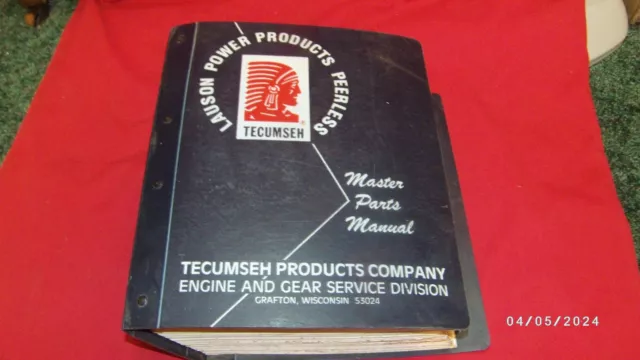 Tecumseh Master Parts Manual Updates Revisions  Service Repair LAUSON PEERLESS