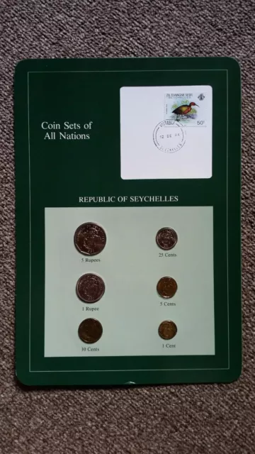 Franklin Mint -Coin Sets of All Nations- Republic of Seychelles