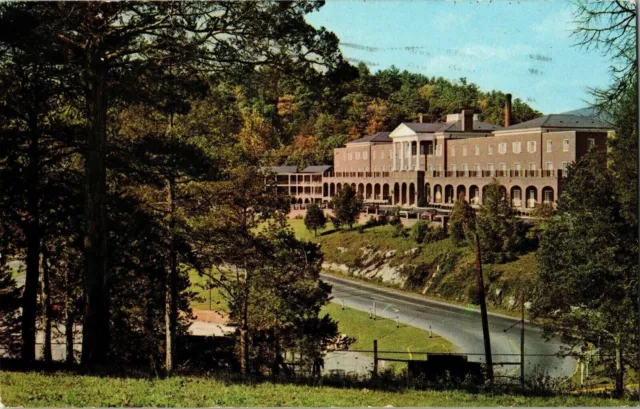 Hotel Motor Inn Natural Bridge Virginia Clean Cancellation Postcard Vtg 6c Stamp