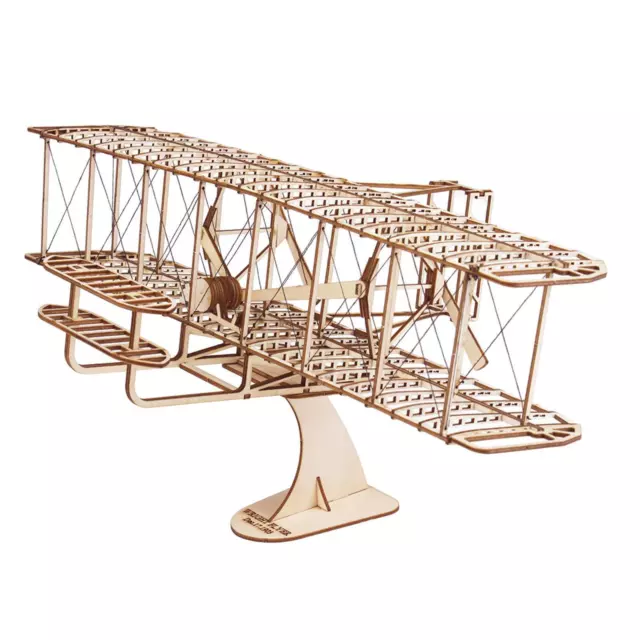 Hölzernes Flugzeugmodell, Tischdekoration, Tischdekoration, Stielspielzeug