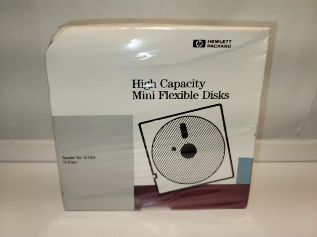 Hewlett Packard 10 Pk HP High Capacity Mini Flexible Floppy Disks 92190X New