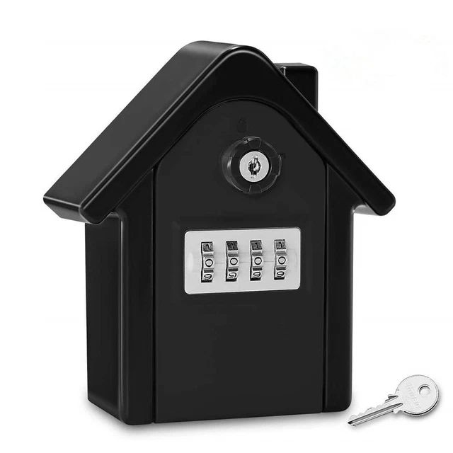 STORAGE BOX KEY Safe Box Combination Lock Wall-mounted Key Box Key ...