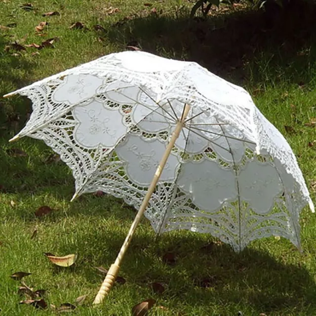 Lace Parasol Lace Embroidered Umbrella Bridal Wedding Dancing Party Photo Props