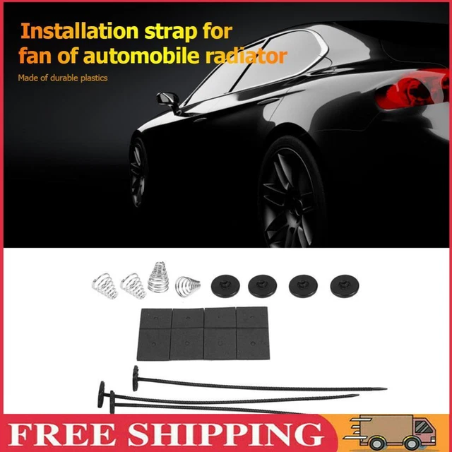 1 Set Car Electric Cooling Radiator Fan Mounting Tie Rod Kit Bracket Universal