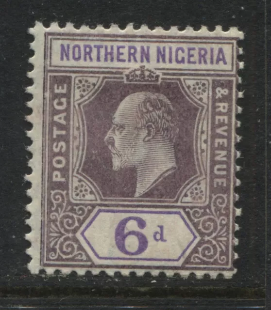 Northern Nigeria KEVII 1906 6d on chalky paper mint o.g.