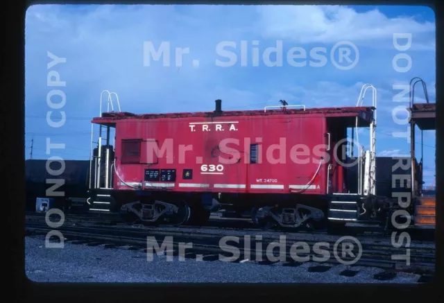 Original Slide TRRA Terminal Railroad Association Caboose 630 Venice IL 1985