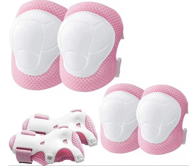 Kids Wrist Elbow Pad Knee Protective Set for Bicycle Skateboard Skiing Scooter