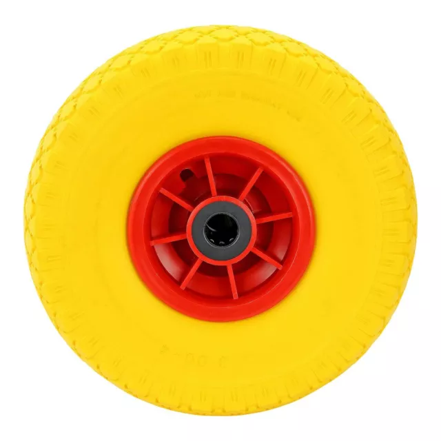 1 x 10" Puncture Burst Proof Solid Rubber Sack Truck Trolley Wheel Spare Tyre